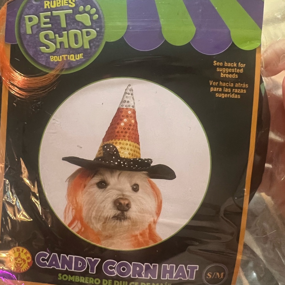 Rubie's Pet Shop Candy Corn Hat small/medium